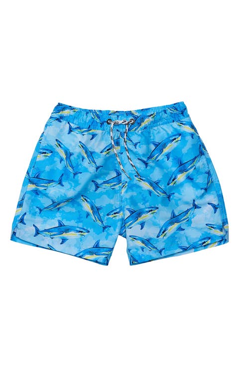 Kids' Jawsome Waves Swim Trunks (Toddler & Little Kid)