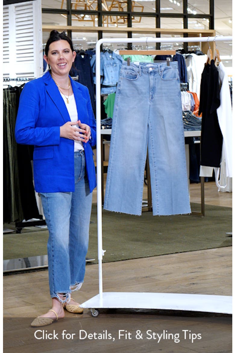Good Waist Light Compression Crop Palazzo Jeans video