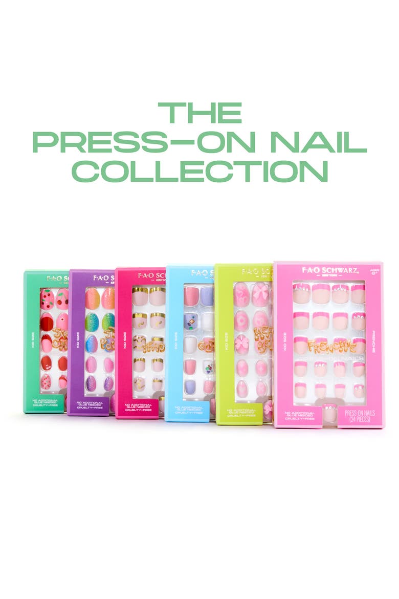 Kids' Sweet Cherry Press On Nails, Alternate, color, OPEN MISCELLANEOUS