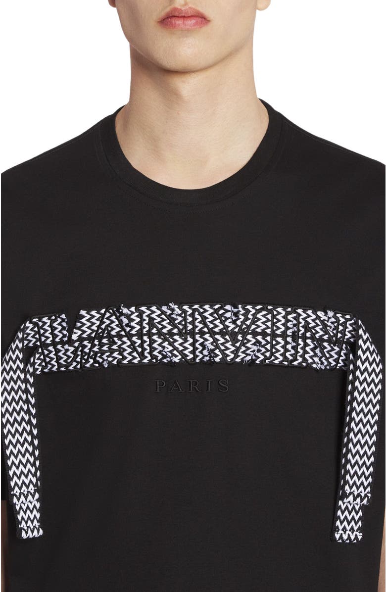 Lanvin CURB LACE T-SHIRT, Alternate, color, 