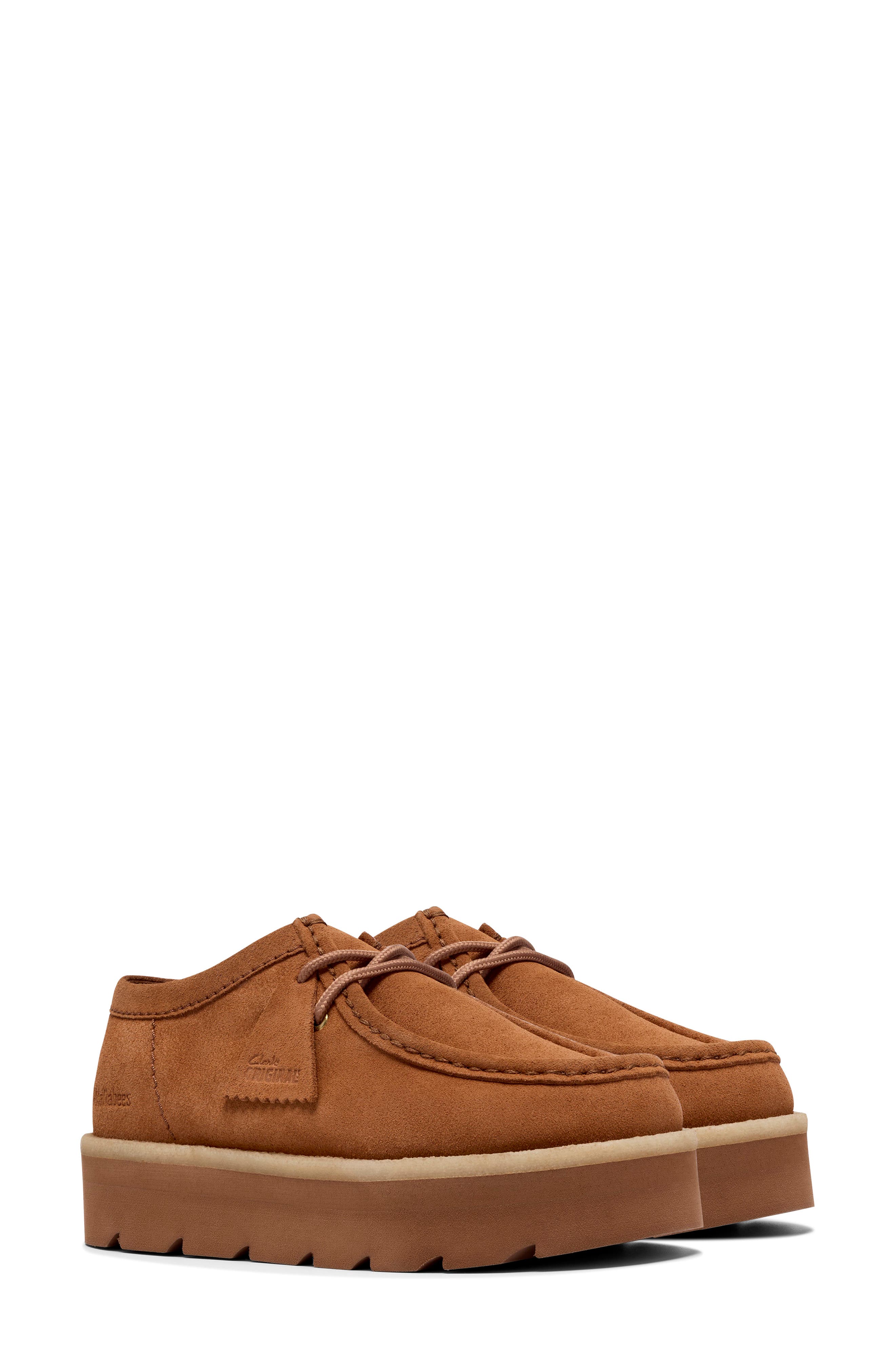 Clarks<sup>®</sup> Originals Meare Chukka Shoe, Alternate, color, Tan Suede