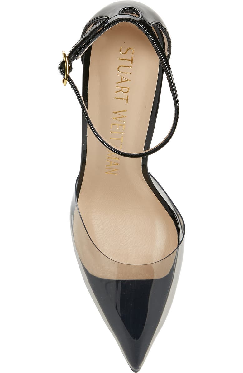 Stuart Weitzman Stuart PVC Pointed Toe Pump, Alternate, color,