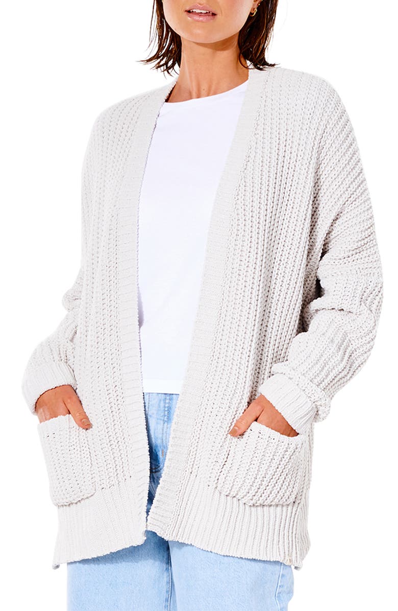 Rip Curl Safari Sun Open Front Cardigan, Main, color, 
