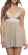 Felina Amelie Lace, Satin & Jersey Chemise