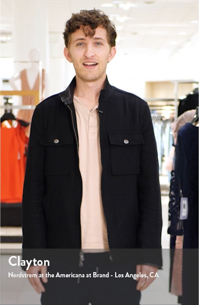 Stripe Oversize Twill Blazer, sales video thumbnail