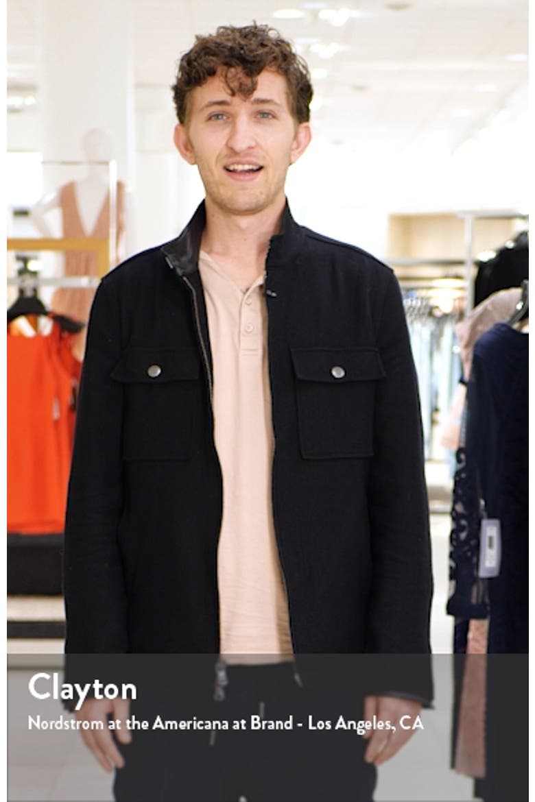 Stripe Oversize Twill Blazer video