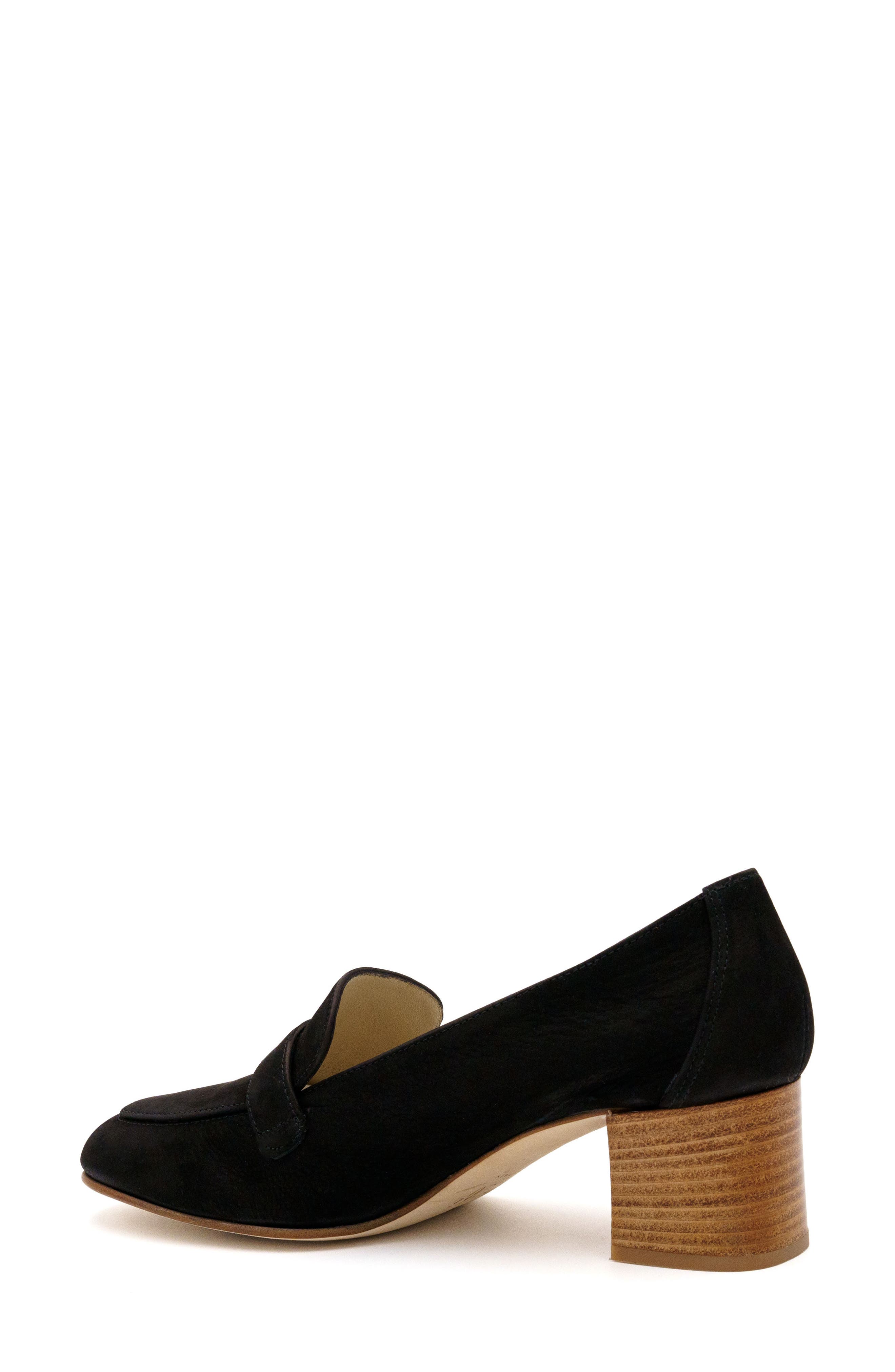 Amalfi by Rangoni Balera Loafer Pump, Alternate, color, Black Long Beach