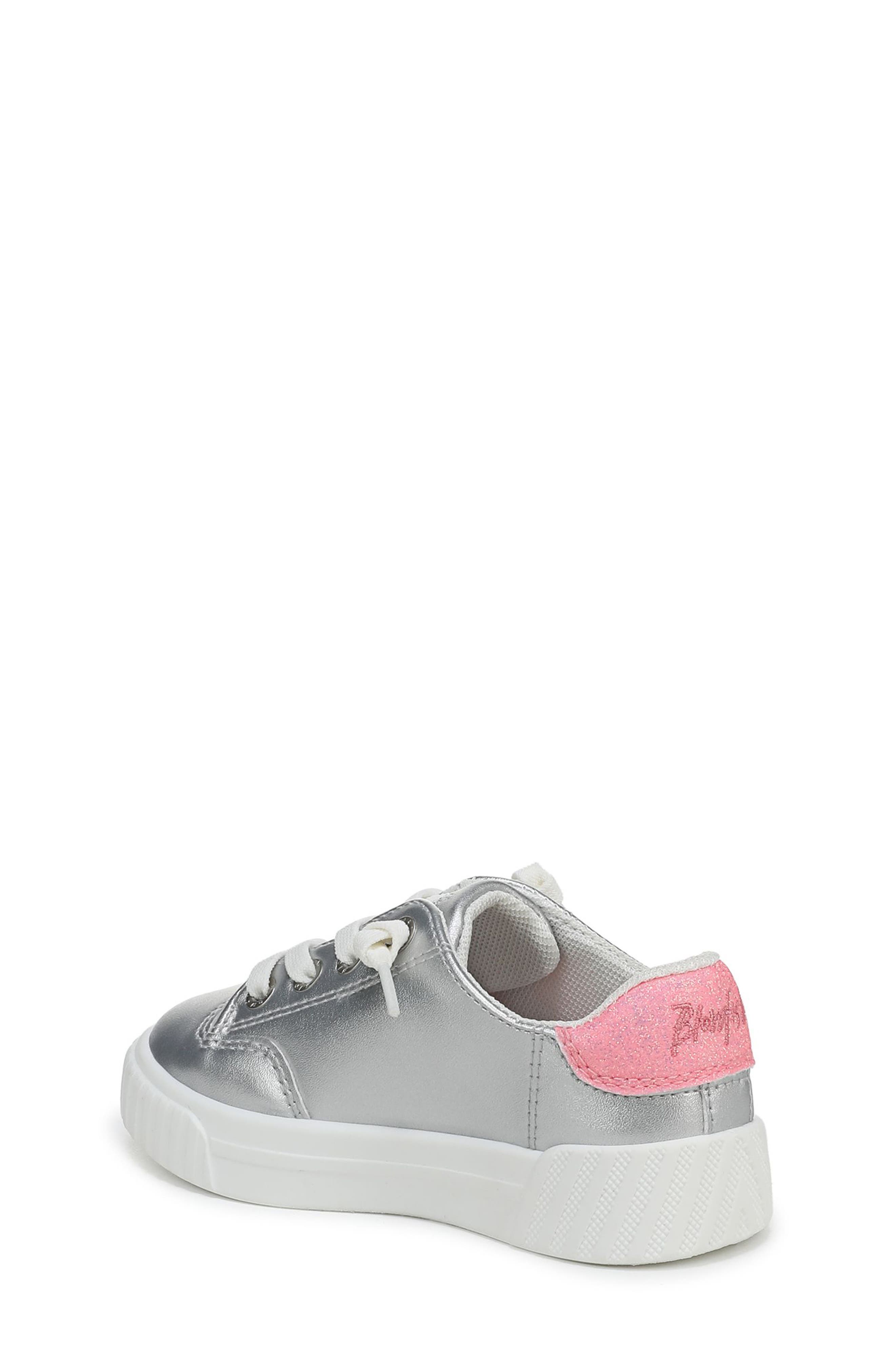 Blowfish Malibu Kids' Wander Slip-On Sneaker, Alternate, color, Silver / Pink Metallic
