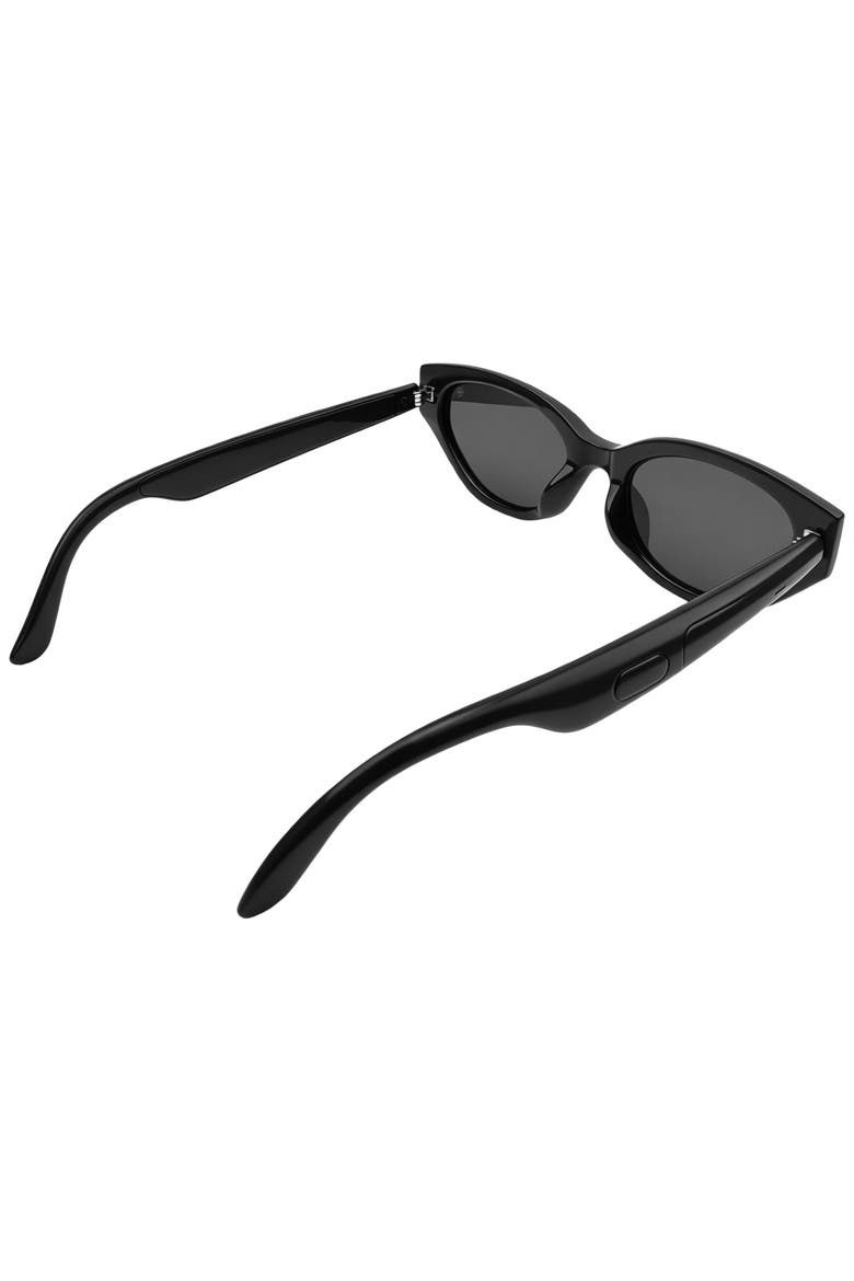 Josie Cateye Smart Sunglasses, Alternate, color, Black