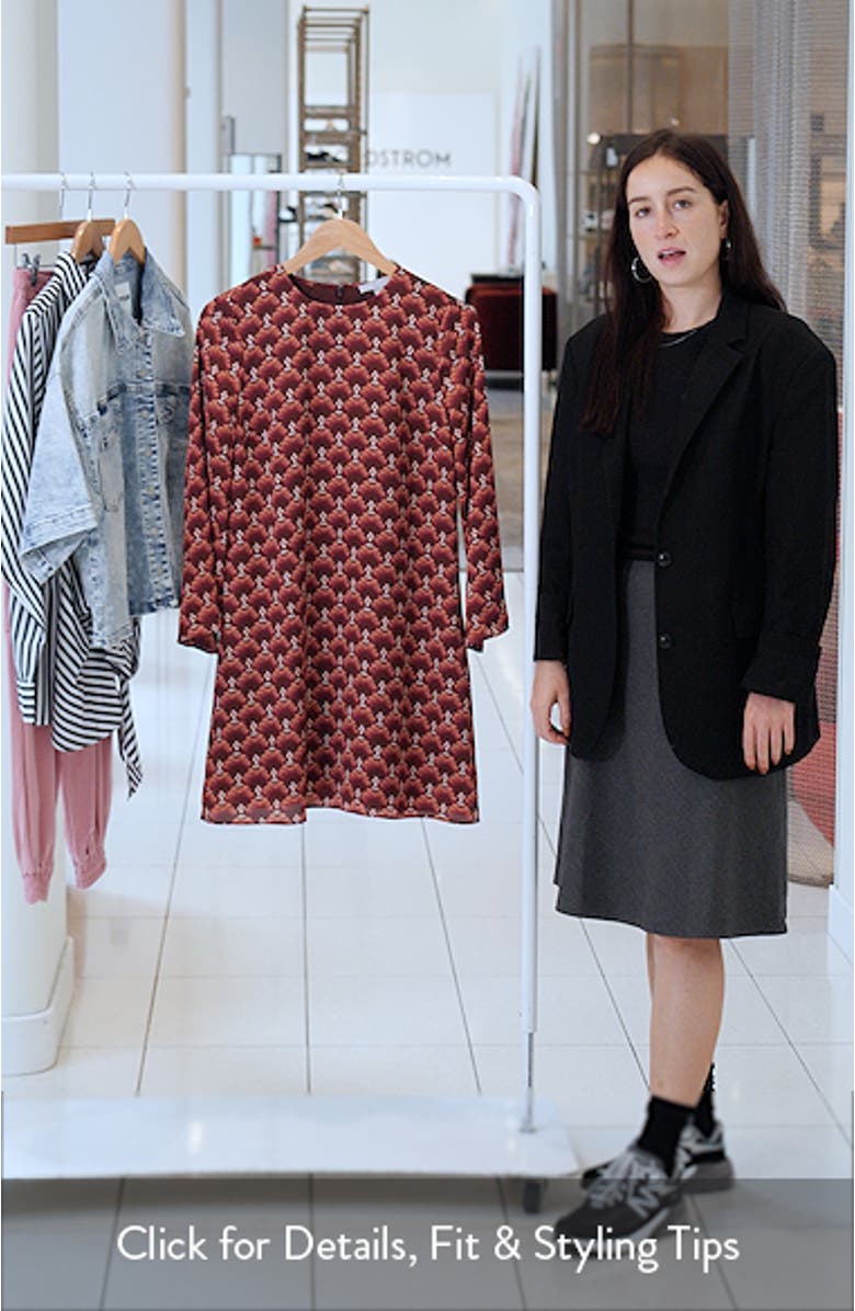 Geo Print Shift Dress, sales video thumbnail