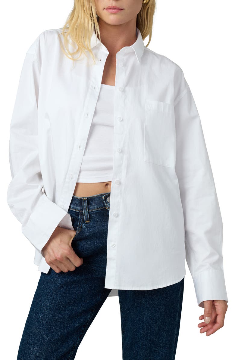 Joe's The Boyfriend Oversize Button-Up Shirt, Main, color, 