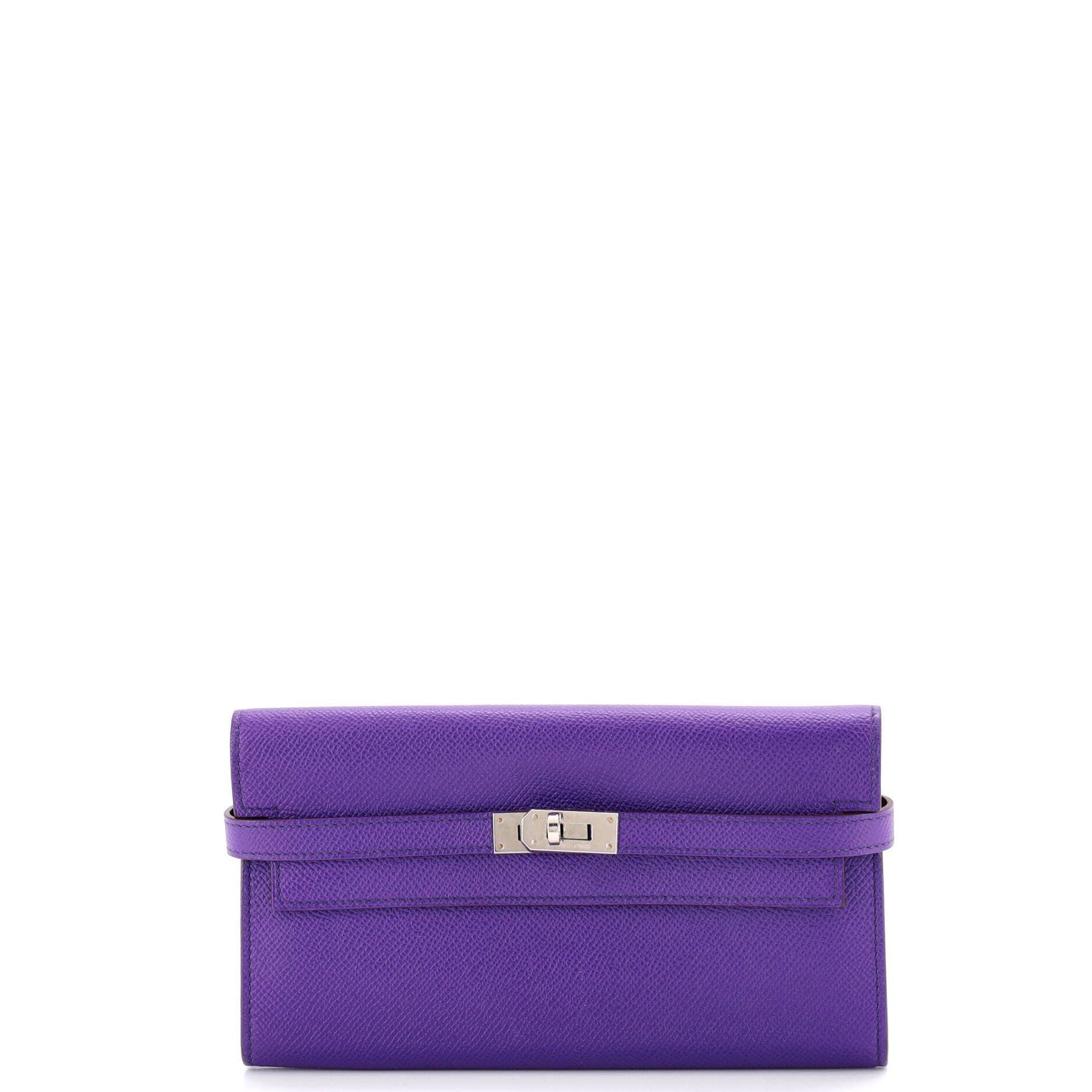 Kelly Wallet Epsom Long, Main, color, Crocus