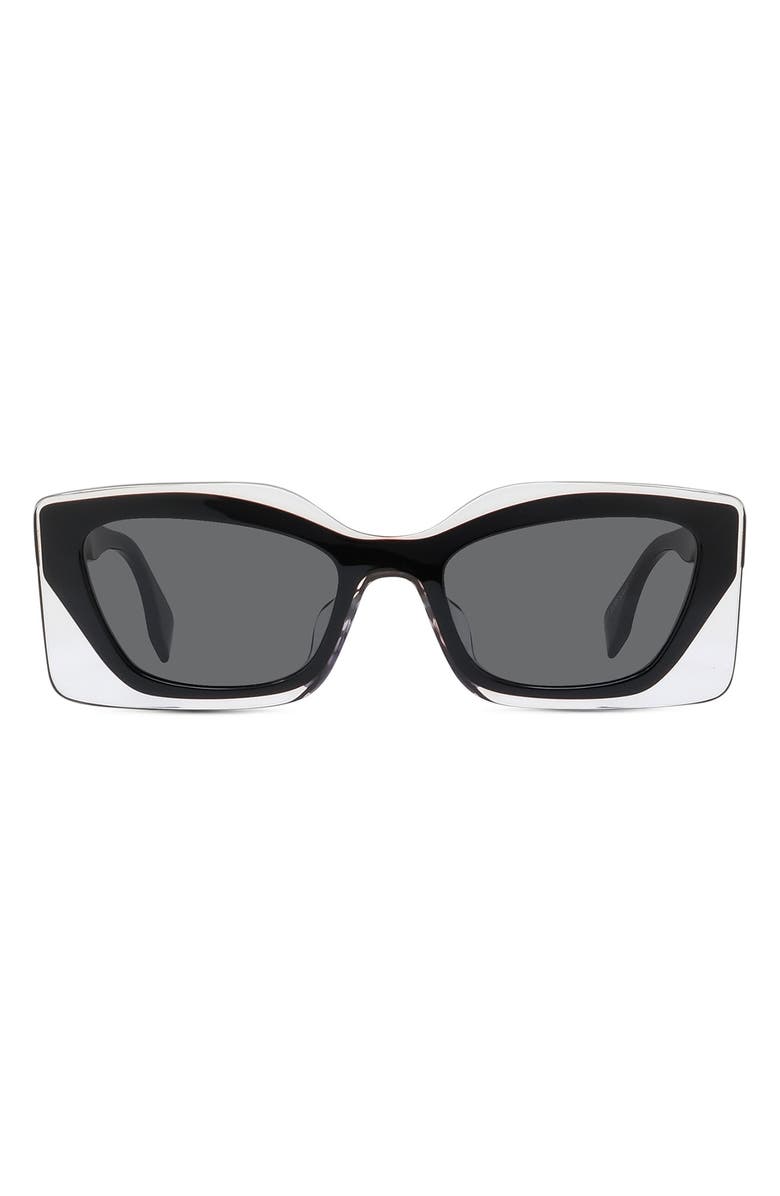 Fendi 'Fendi 53mm Rectangular Sunglasses, Main, color,