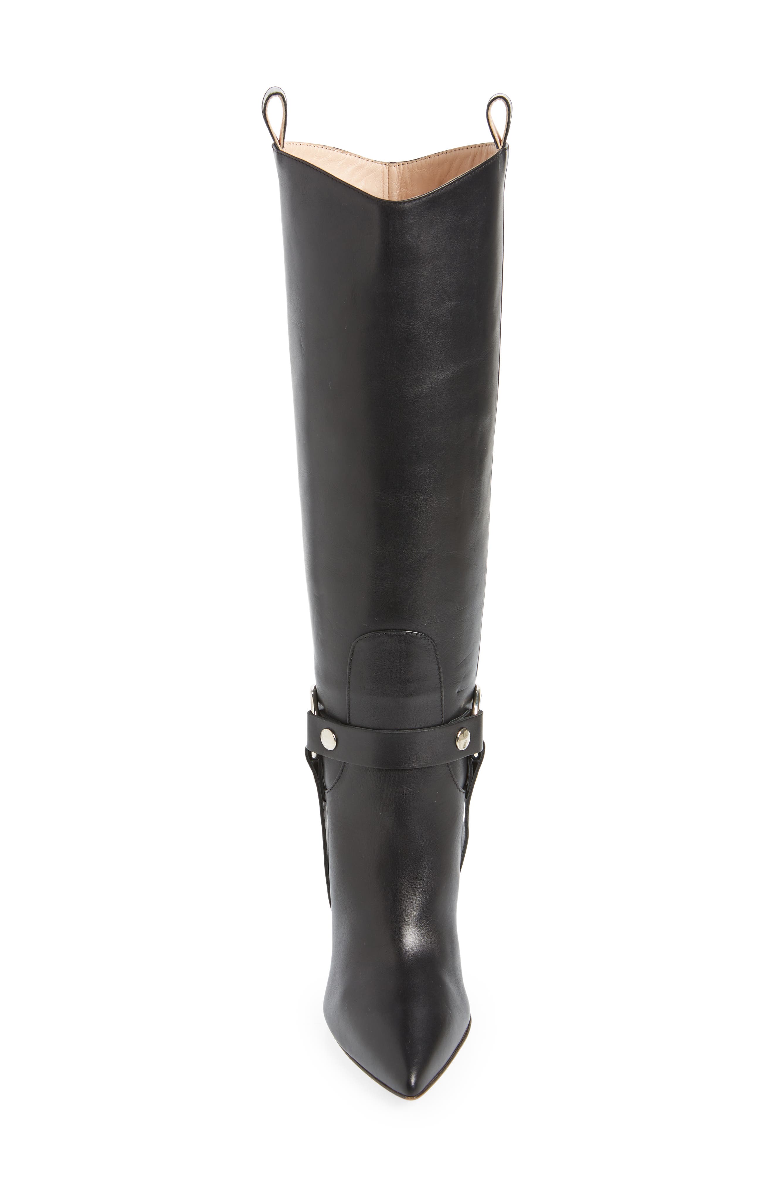 BEAUTIISOLES Phoebe Knee High Boot, Alternate, color, Black Soft Leather