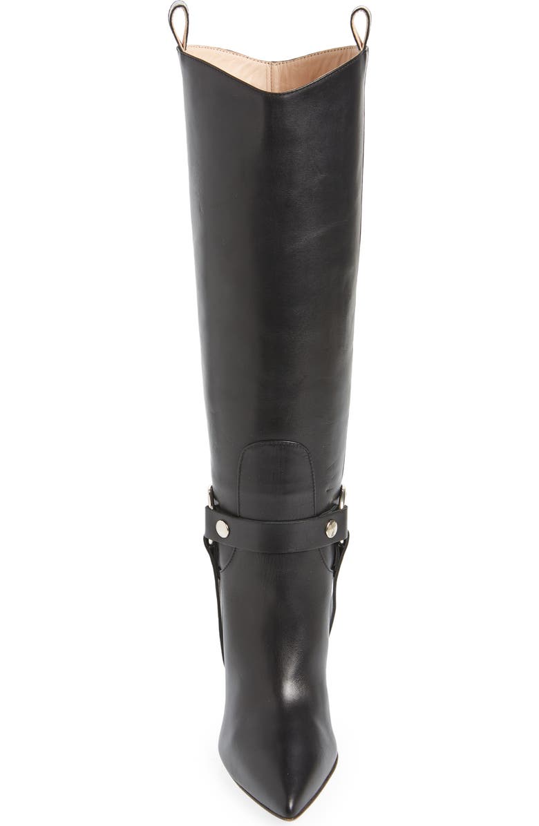 BEAUTIISOLES Phoebe Knee High Boot, Alternate, color, Black Soft Leather