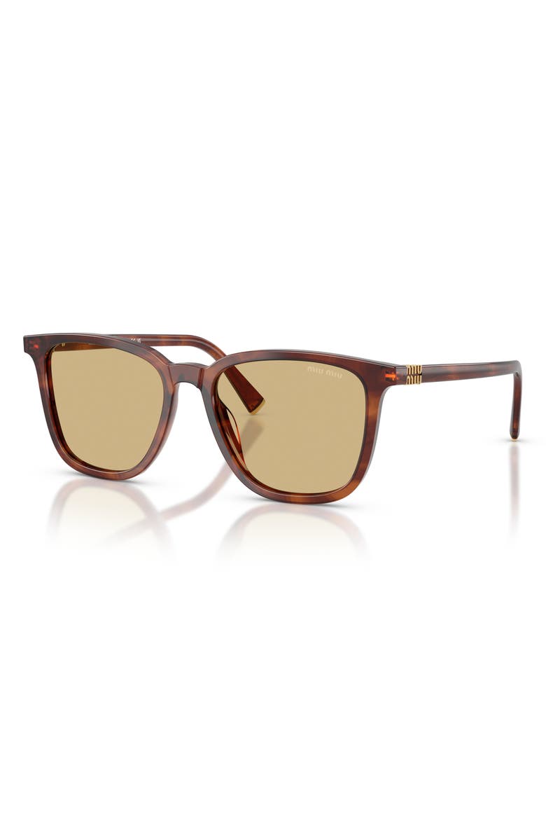 Miu Miu 53mm Square Sunglasses, Alternate, color, 