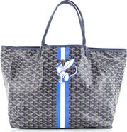 Pre-Owned Goyard Saint Louis Tote Printed Coated Canvas GM