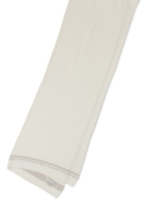 Barefoot Dreams ® Cozychic® Lite Nordic Border Wrap In White