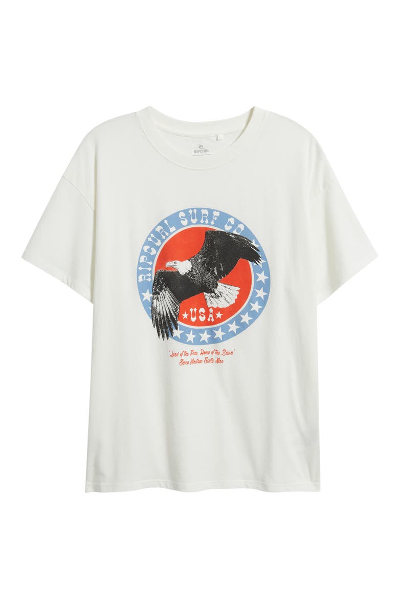 Cotton Graphic T-Shirt, Alternate, color, BONE