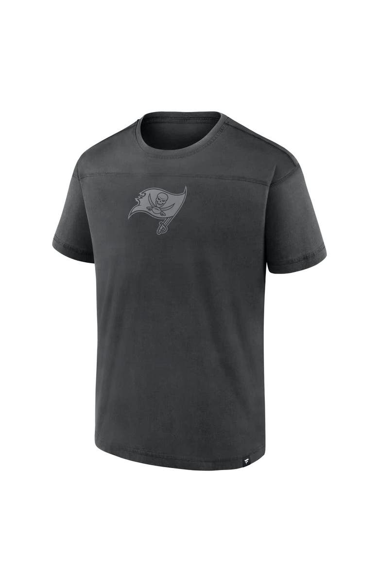 FANATICS Men's Fanatics Black Tampa Bay Buccaneers Mini Tonal T-Shirt, Alternate, color, Black