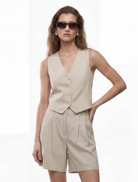 V-Neck Boxy Vest