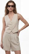 Koton V-Neck Boxy Vest