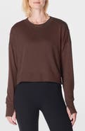 Sweaty Betty After Class Cotton Blend Crop Sweatshirt