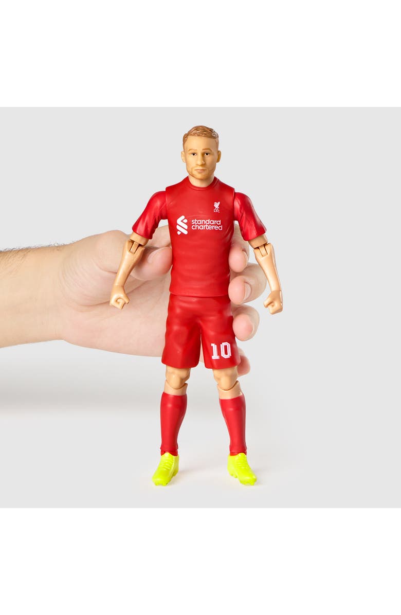 Banbo Toys SOCKERS Liverpool F.C. Mac Allister 8" Collectible Soccer Action Figure, Alternate, color, Red