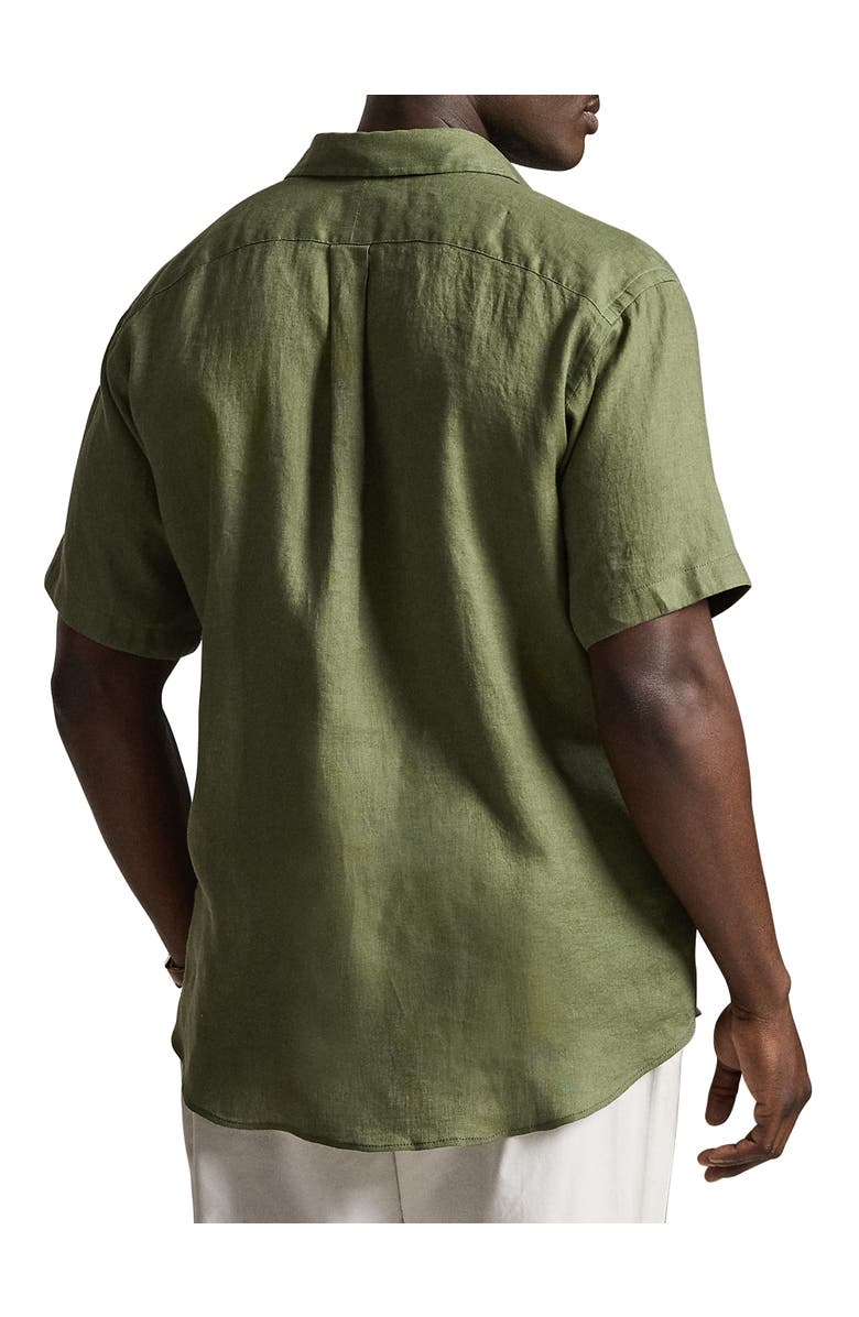 Polo Ralph Lauren Big & Tall Linen Sport Shirt, Alternate, color, Garden Trail