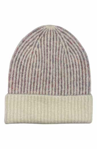 MARCUS ADLER Two-Tone Rib Knit Cuff Beanie