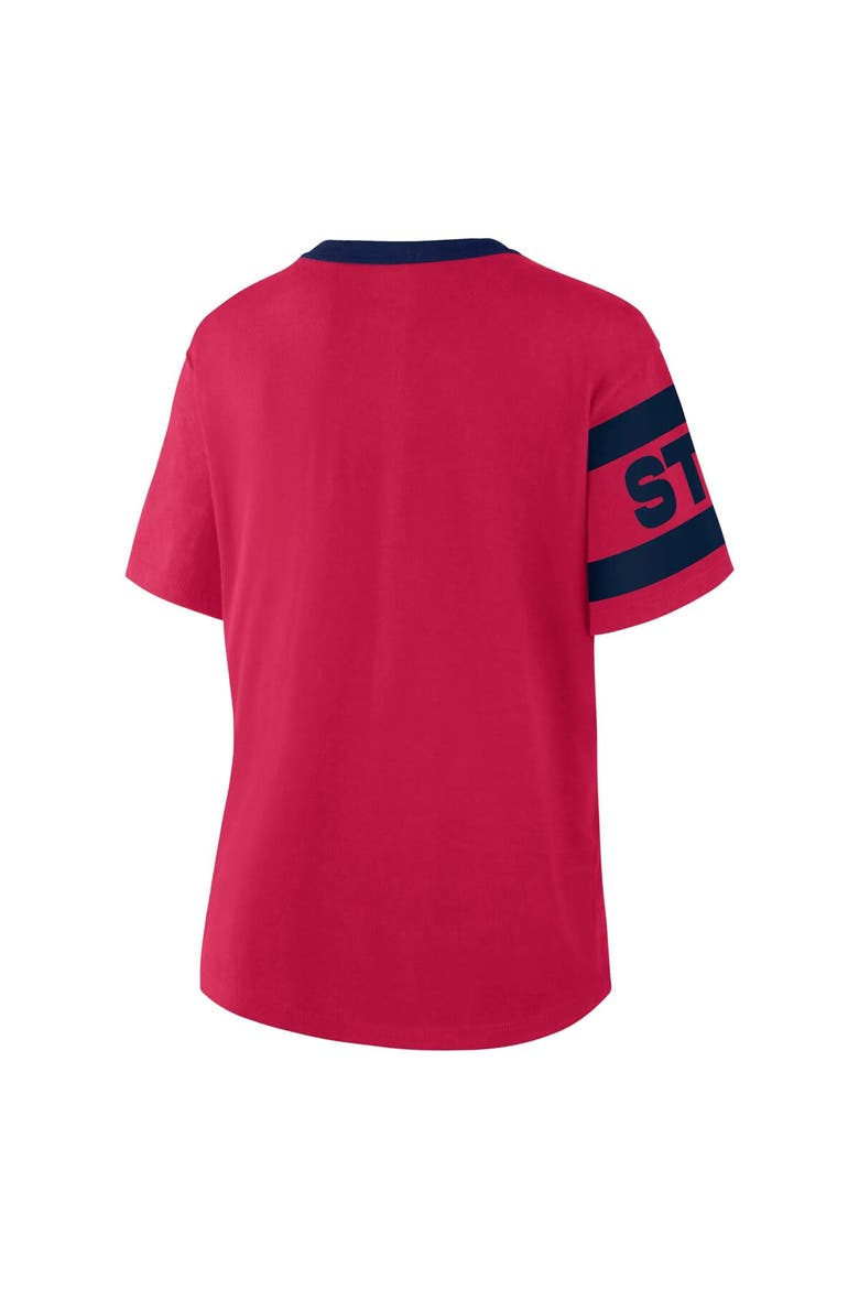 Women's Fanatics Red St. Louis City SC Defender Pairing Legacy T-Shirt, Alternate, color, Red