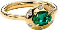 Mark Henry Aurum Oval Cut Emerald Ring
