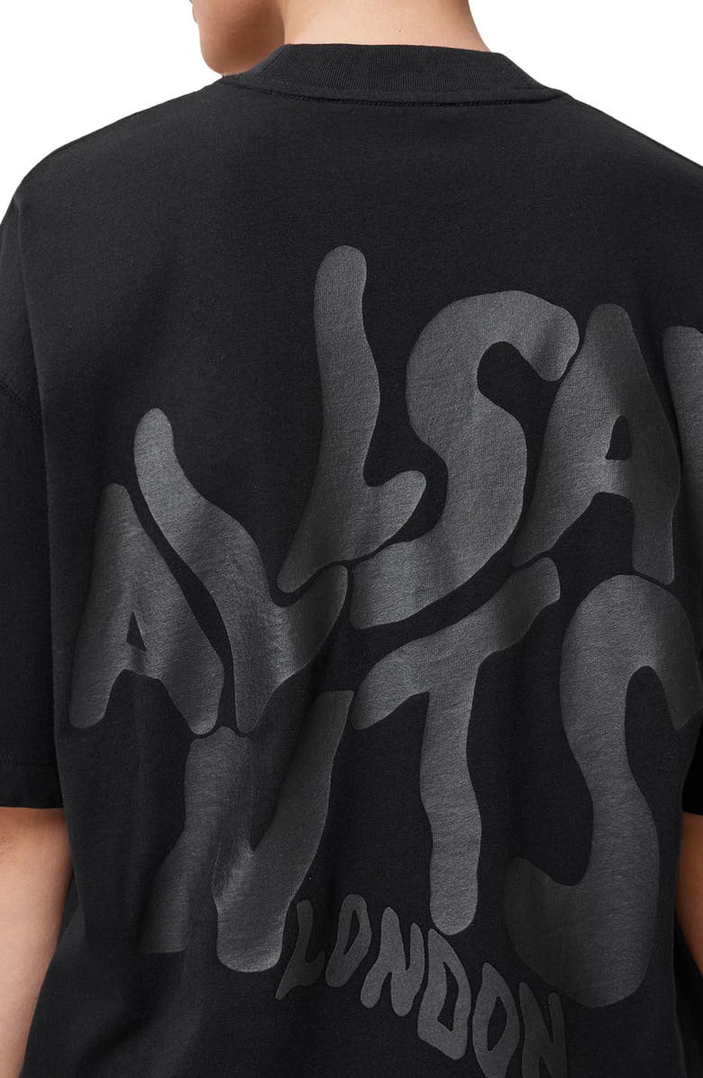 AllSaints Orlando Etta Crewneck Graphic T-Shirt, Alternate, color, 