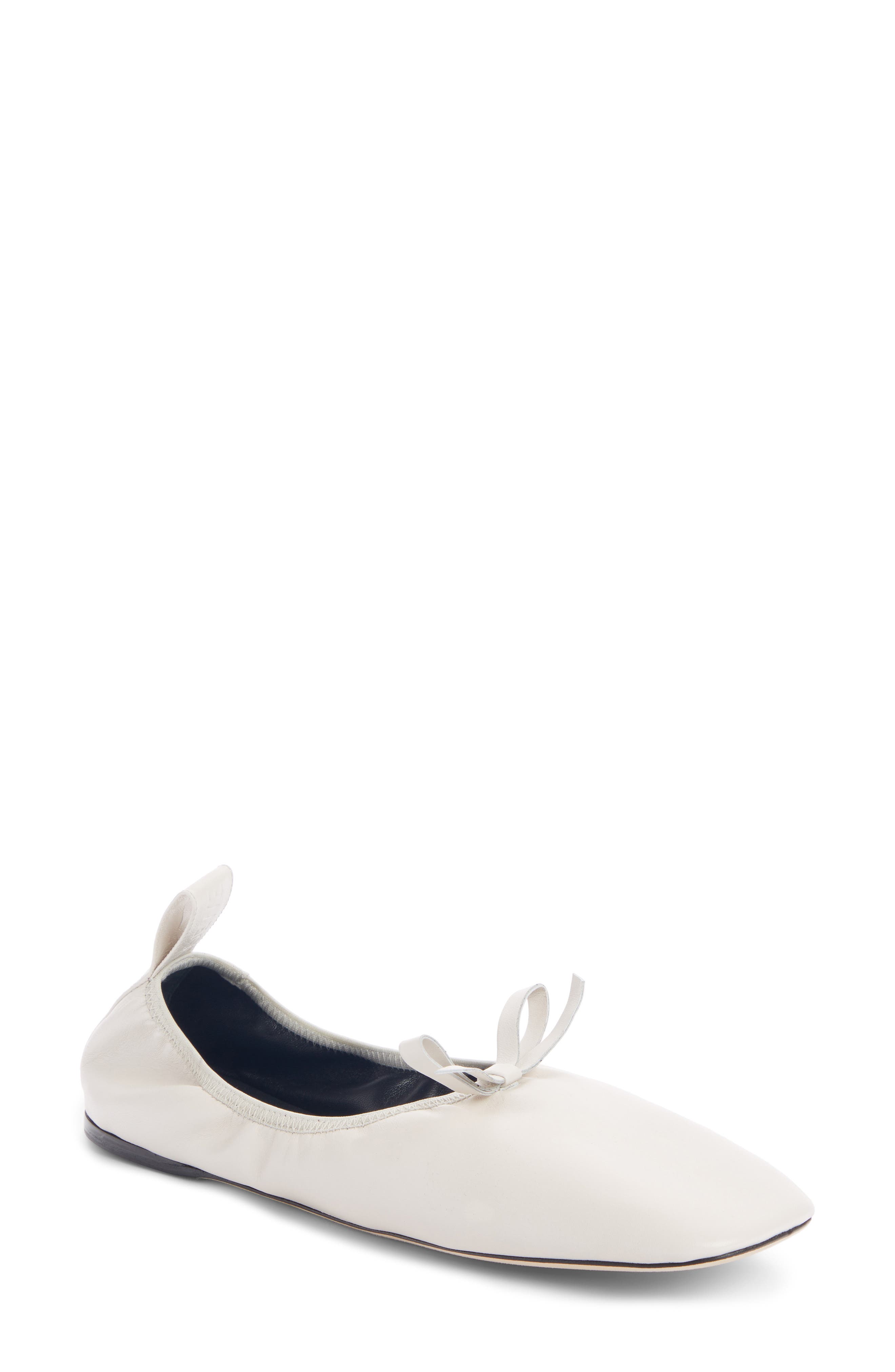 Loewe Square Toe Ballet Flat, Main, color, 