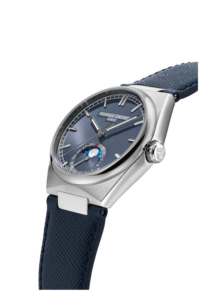 Classics Moonphase Date Automatic Bracelet Watch, 39mm, Alternate, color, SILVER-TONE