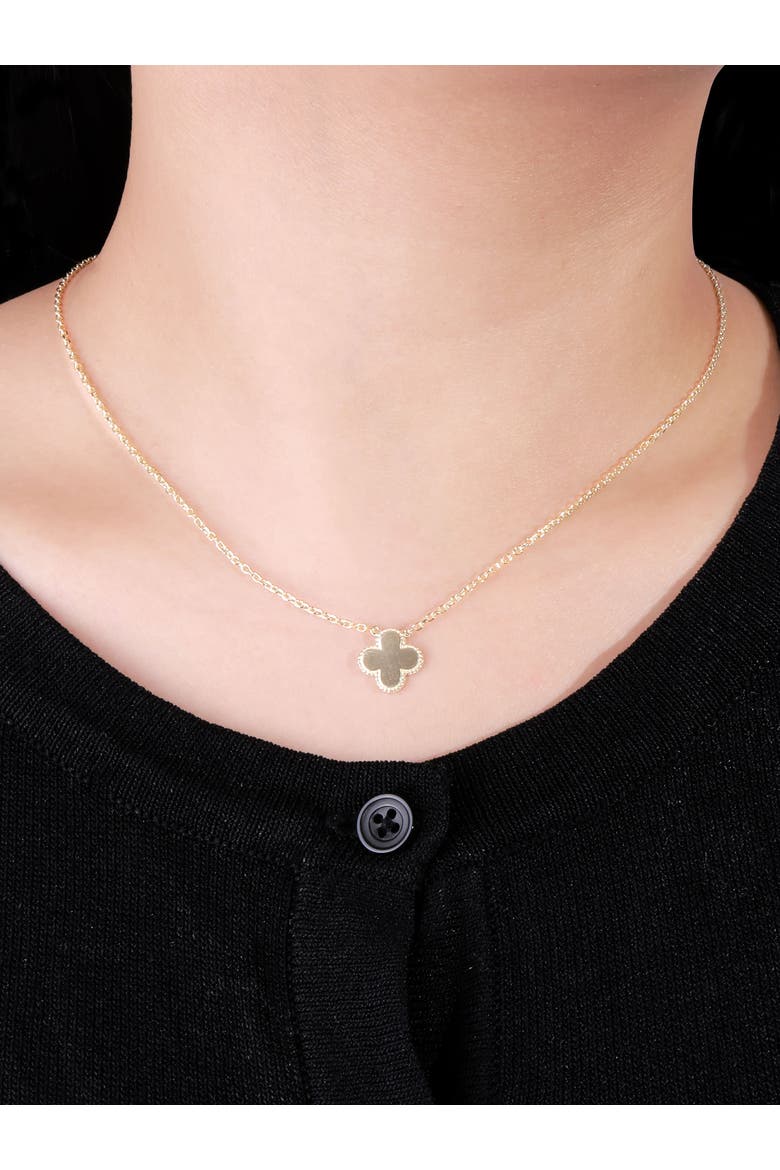 Clover Chain Necklace in 14K Gold, Alternate, color, Yellow Gold