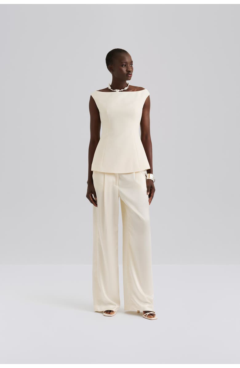 Malina Diora Half Off Shoulder Top, Alternate, color, Vanilla