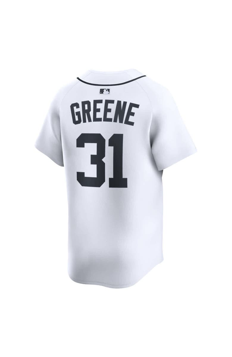 Nike Men's Nike Riley Greene White Detroit Tigers Home Limited Player Jersey, Alternate, color, White