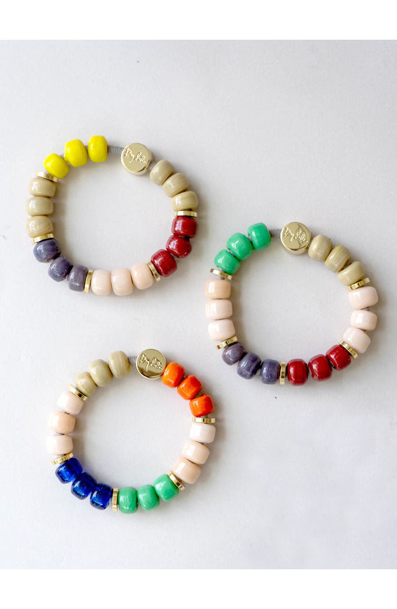 By Lilla Greenwich Capsule Bracelet Hair Tie, Alternate, color, Multi