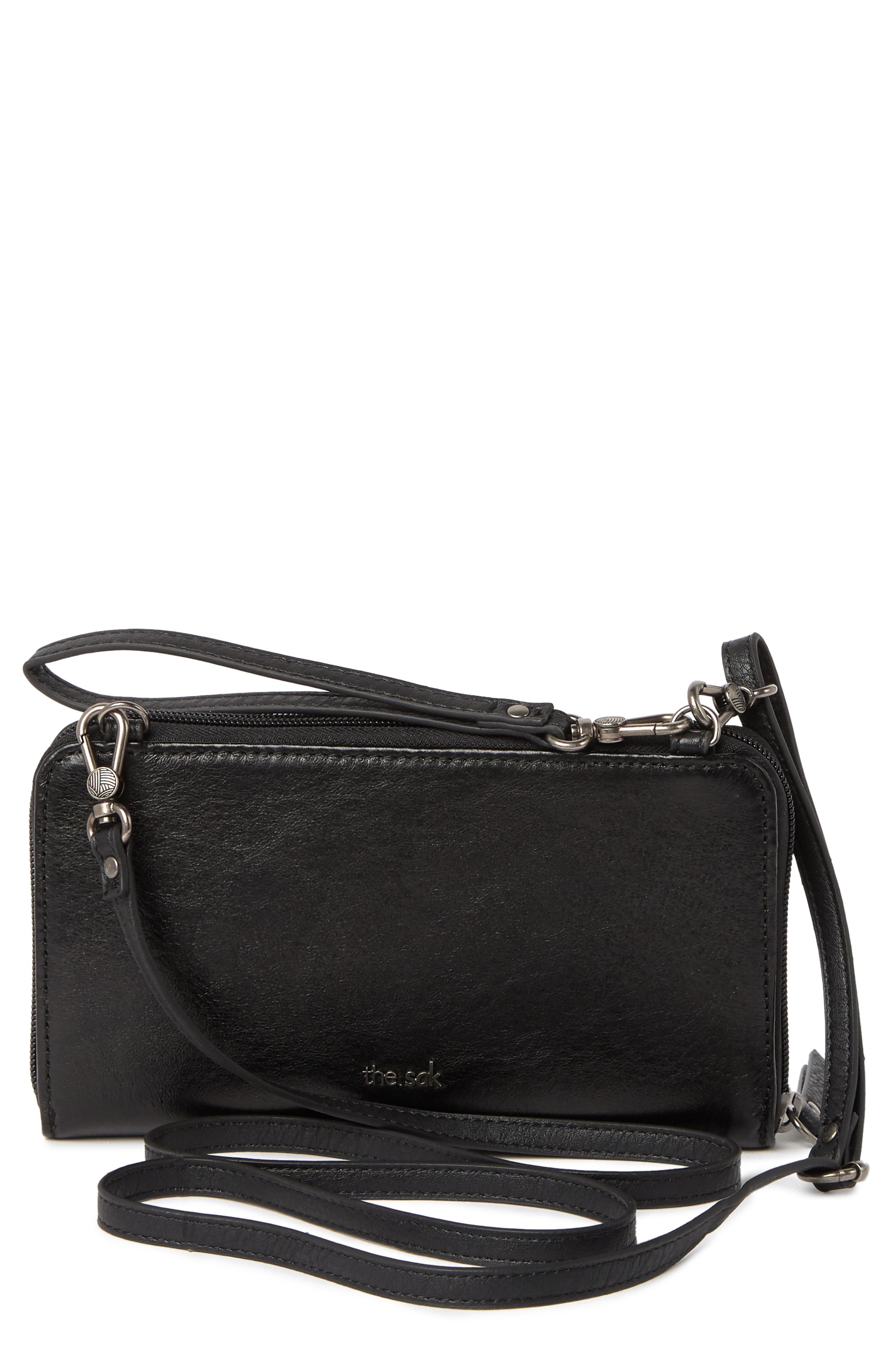 The Sak Iris Leather Large Smartphone Crossbody Bag, Alternate, color, 