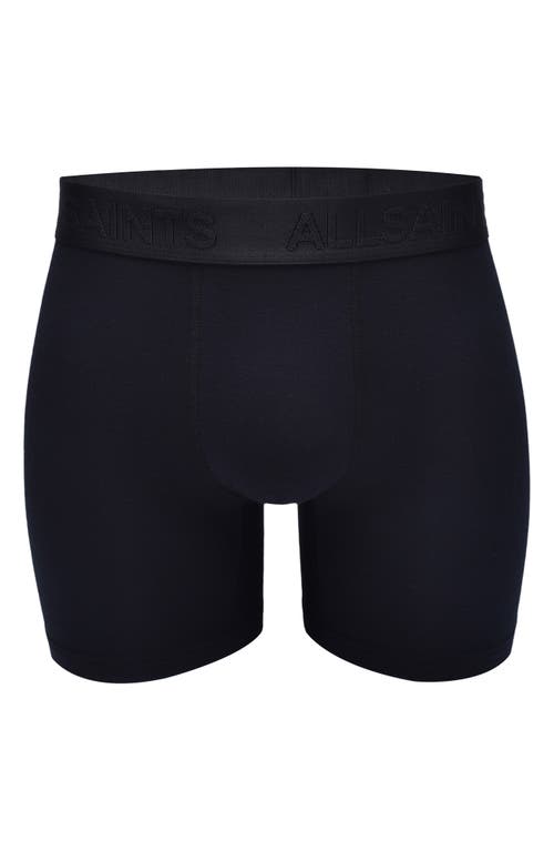 Allsaints Assorted 3-pack 5-inch Contour Pouch Boxer Briefs In Black Multi