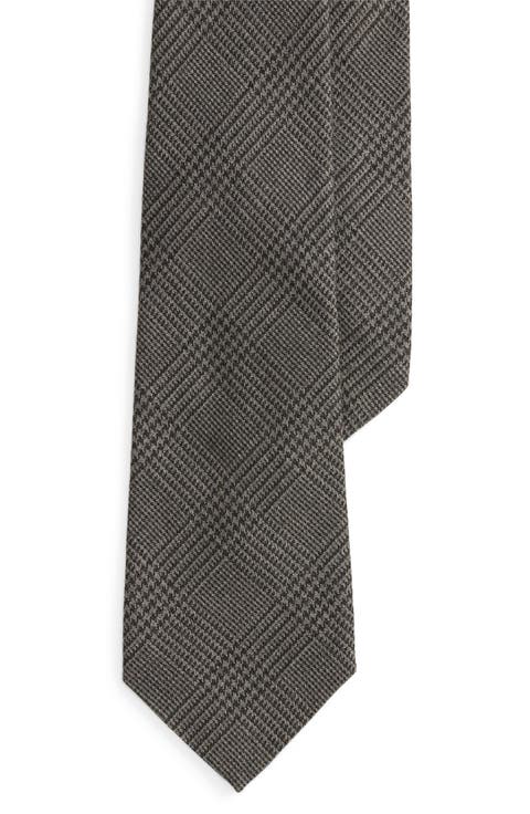 Glen Plaid Cotton Tie