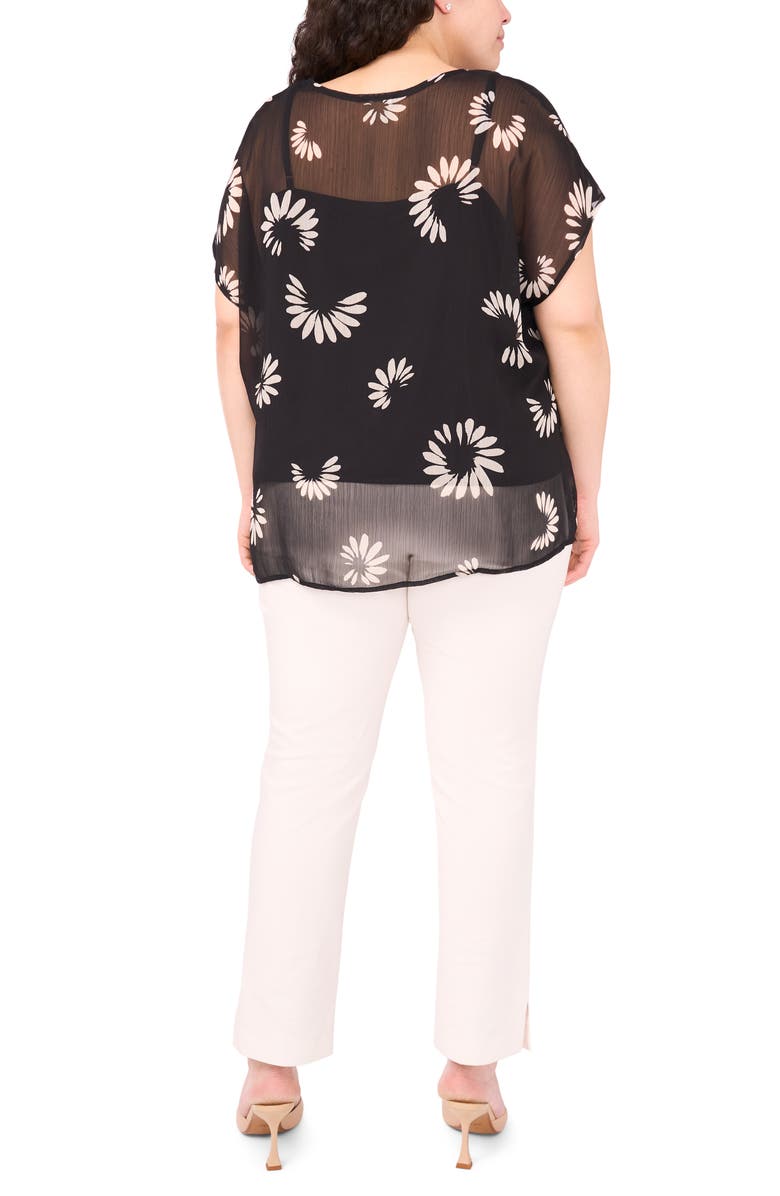 Halogen<sup>®</sup> Daisy Petals Popover Top, Alternate, color, 