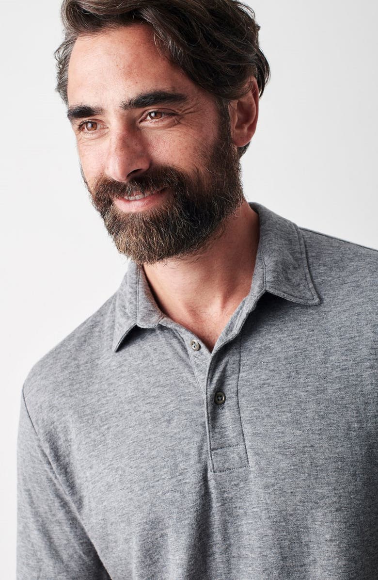 Faherty Cloud Cotton Blend Polo, Alternate, color, 