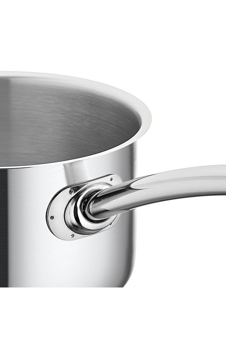 Korkmaz Gastro Proline 2.8 Liter Stainless Steel Saucepan, Alternate, color, Metallic Silver