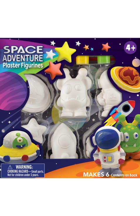 Space Adventure Plaster Paint Set