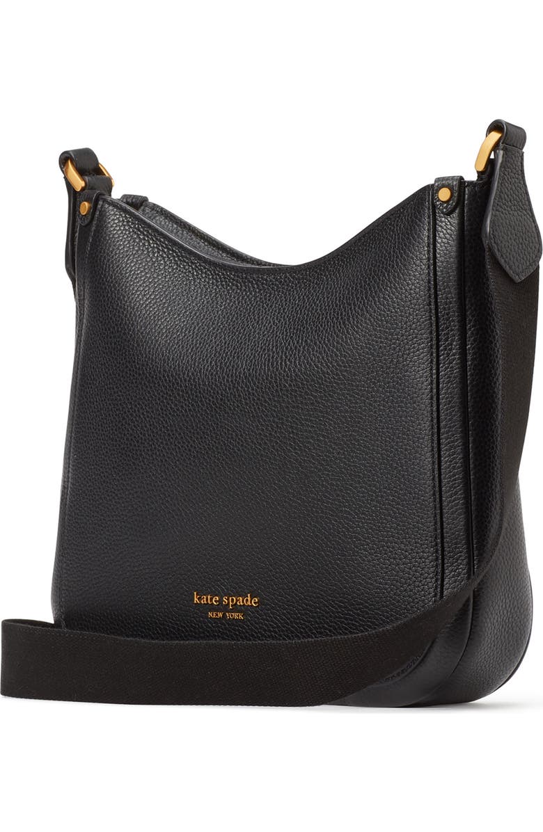 Kate Spade New York medium roulette pebble leather crossbody bag, Alternate, color,