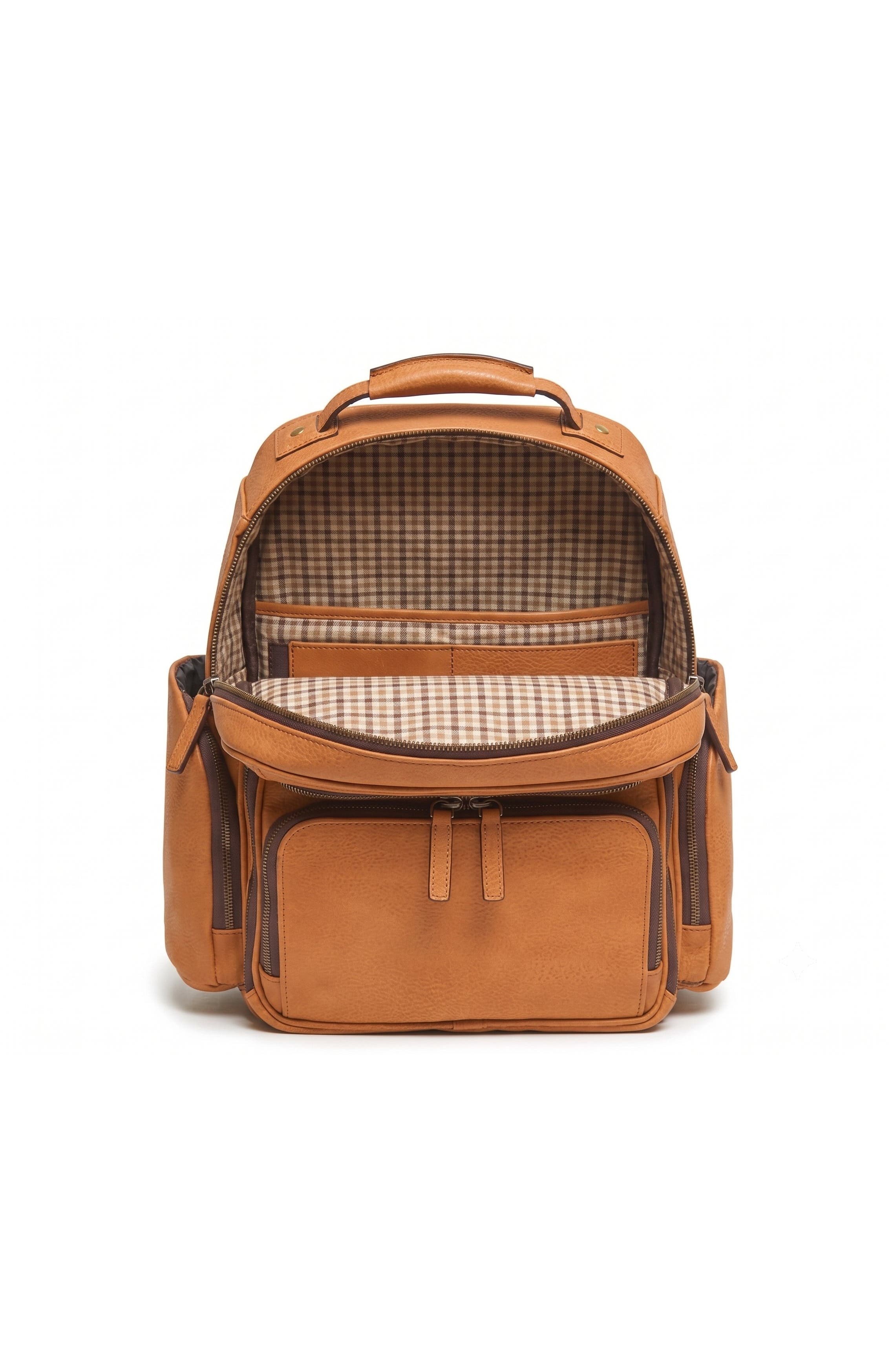 Mason Workday Leather Backpack, Alternate, color, Pebbled Tan