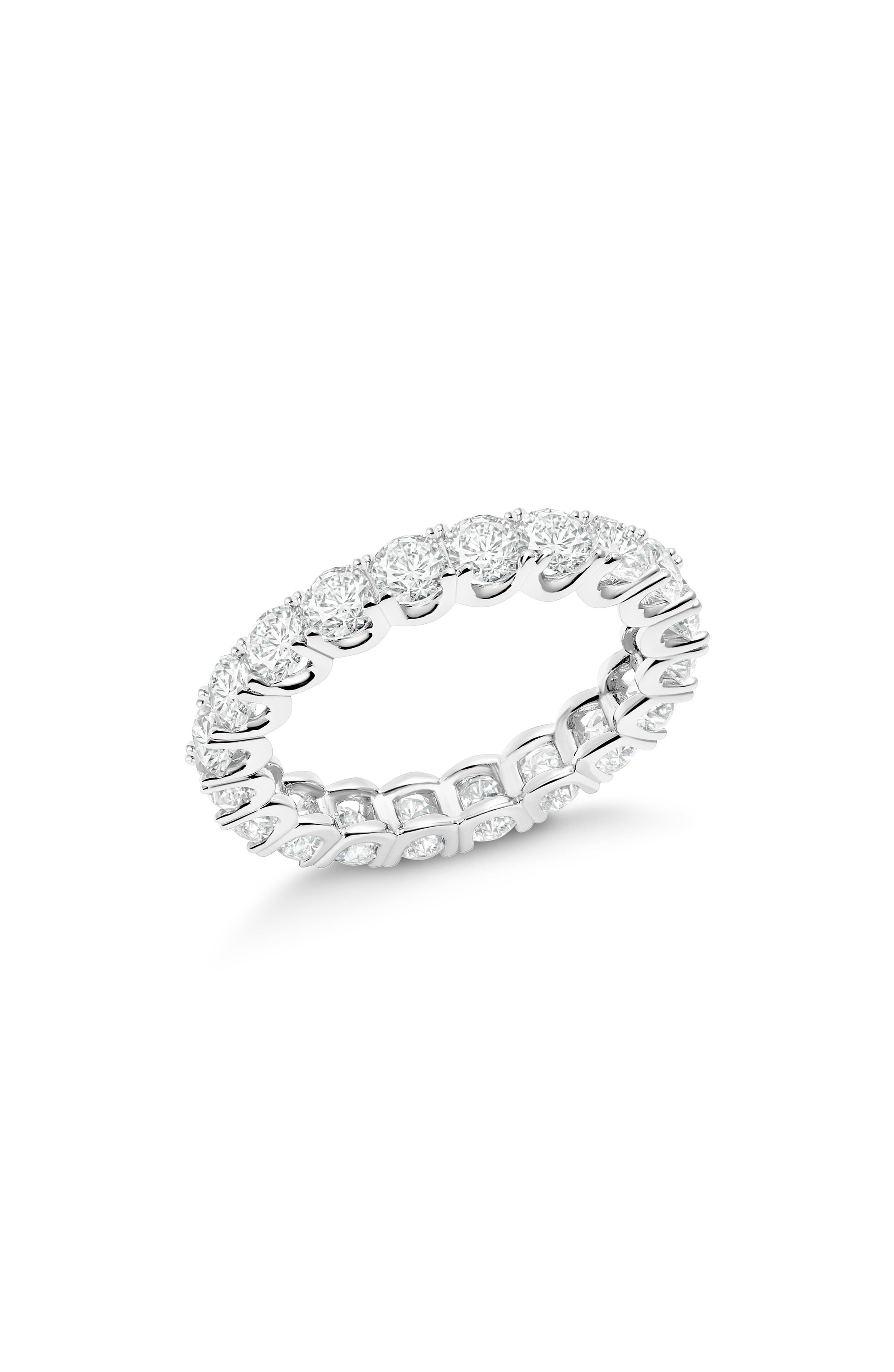 selected PURE PLATINUM/ CLEAR STONE