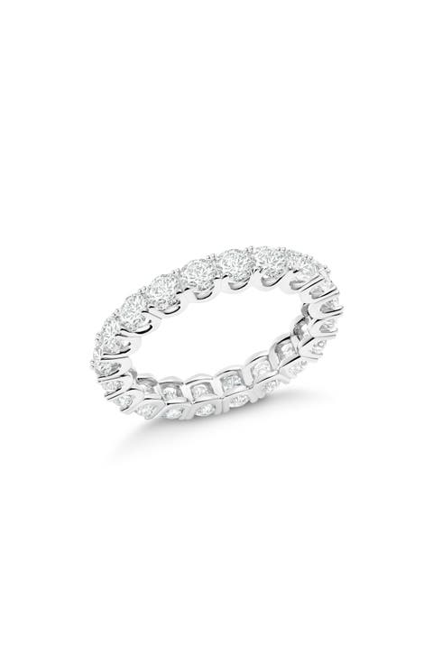 Round-Cut Cubic Zirconia Eternity Ring